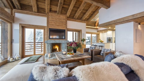 Villa Chalet La Vigne, Rental in Swiss Alps