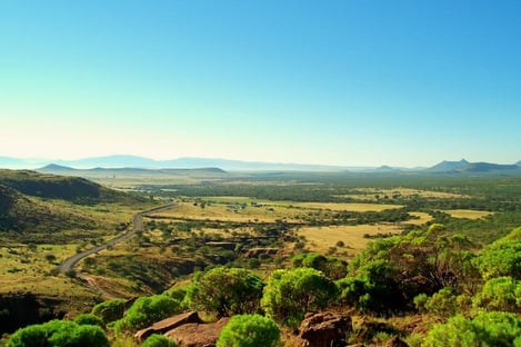Mosaïque surprenante du paysage africain