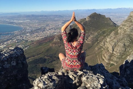 Climbing Table Mountain