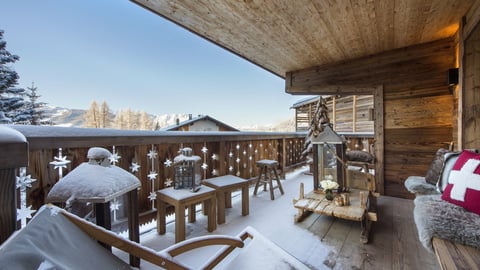 Villa Appartement Roseaux Blanc, Rental in Swiss Alps