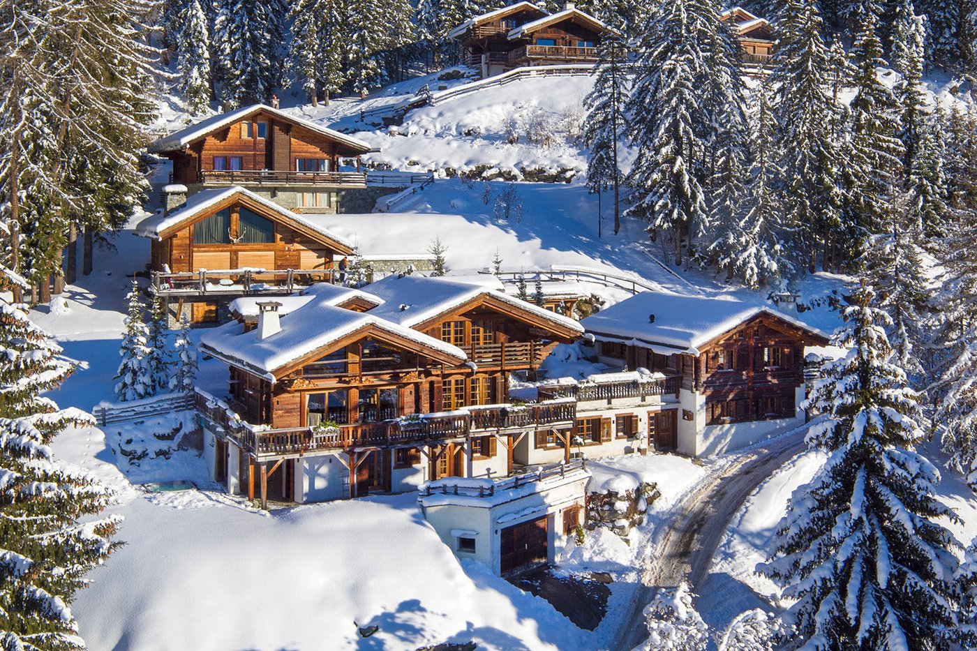 Chalet Clambin, luxury villa in Swiss Alps, Switzerland