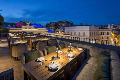 ZUMA Restaurant: One of the best rooftop bars in Rome with a view
