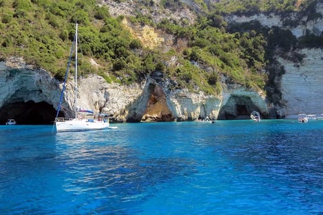 The beautiful sights of the Ionian islands of Lefkada and Paxos