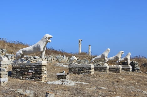 The island of Delos, an island steeped in history