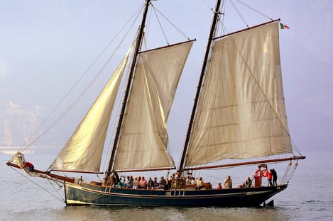 4- Go windsurfing on Lake Garda