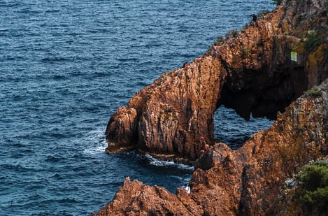 Plage de la Pointe de l'Aiguille à Théoule-sur-Mer