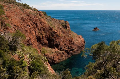 Calanque des Anglais à Saint-Raphaël