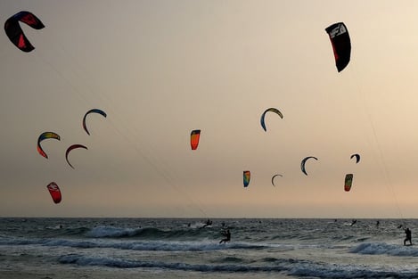 Kitesurfing and surfing in the Dominican Republic