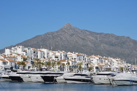 3) Sip a cocktail in Puerto Banus Marina in Marbella