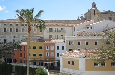 The Mahon town and its spectacular natural port