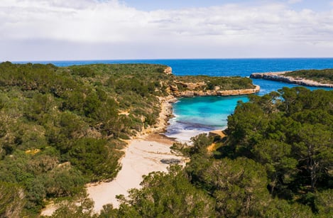 Which is the nicest area in Majorca near coves? Cala d’Or