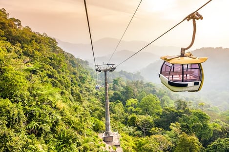 4- Test the aerial tramway