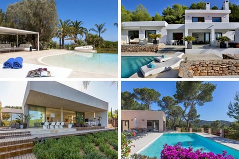 A great diversity of villas