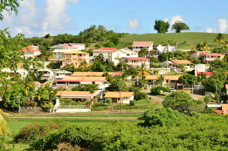 Le centre bourg du Vauclin