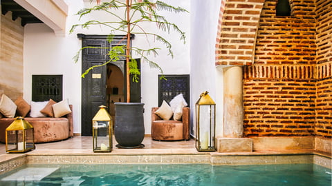 Villa Riad Rimélia, Ferienvilla mieten Marrakesch