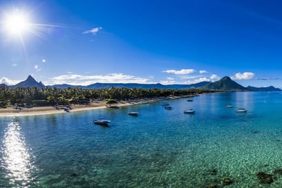 Kitesurfing in Mauritius