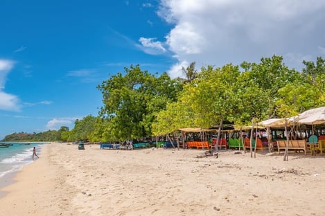 Eating with your feet in the water?