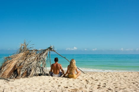 Plage de l’île plate et ilot Gabriel : La plage du dépaysement garanti