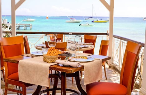 Le Pescatore : restaurant en bord de mer à l'île Maurice