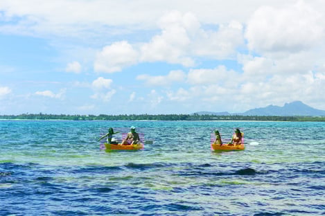 Spend a moment in a kayak