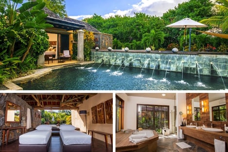 Villa Tamalia on the West coast of Mauritius