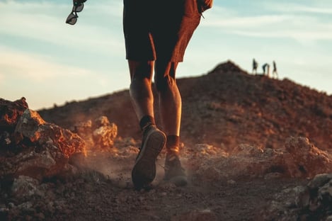 5. Hiking on the mountain Le Morne Brabant