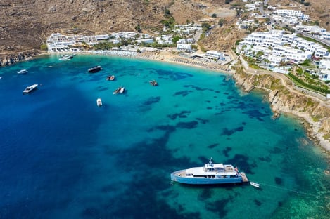The paradisiacal beaches of Paros