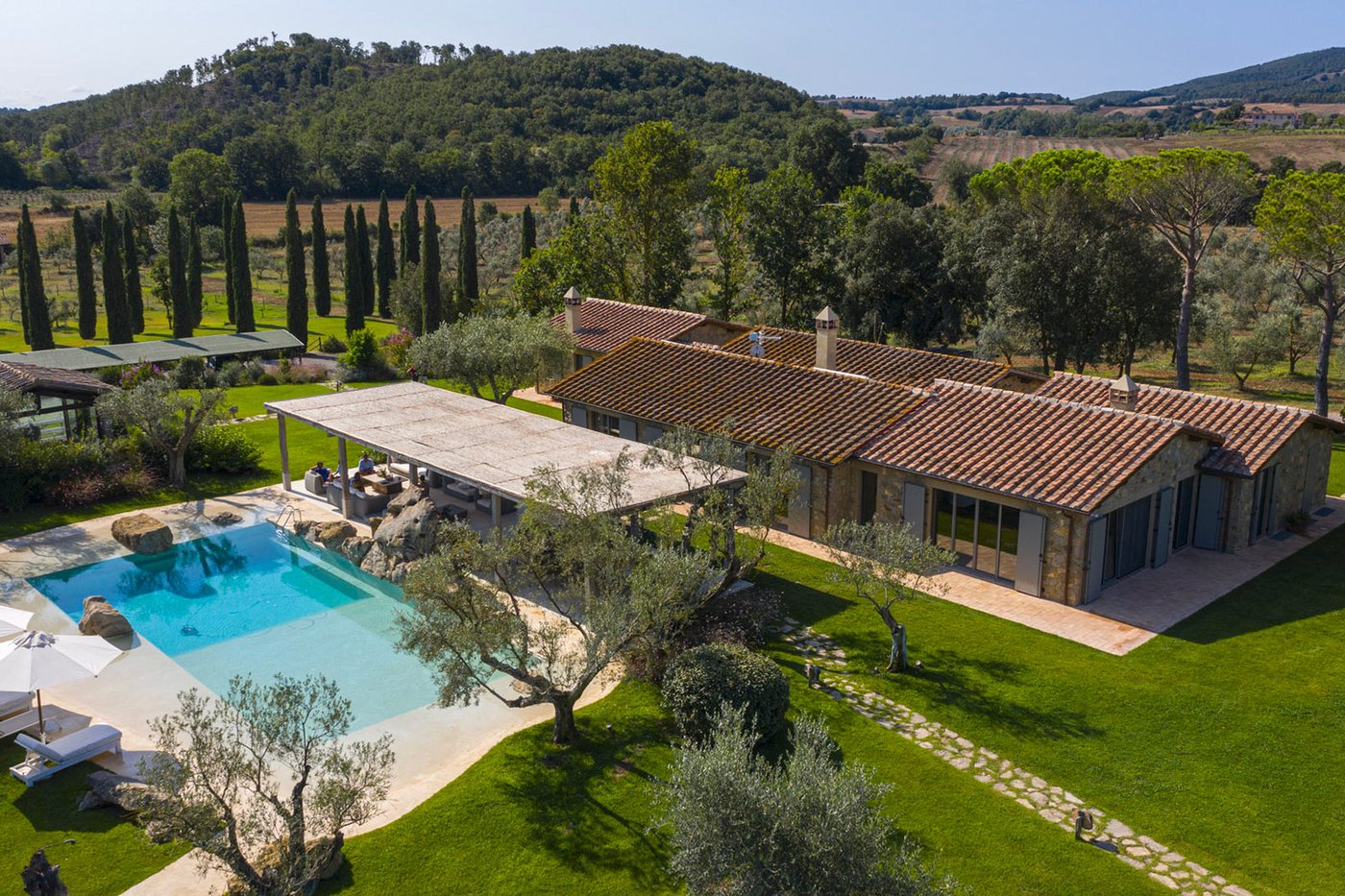 Villa Euterpe, luxury villa in Tuscany, Italy