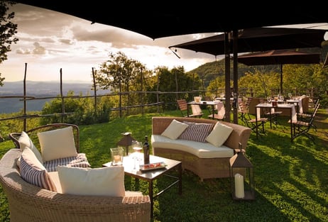 The green flag of Podere di Pomaio