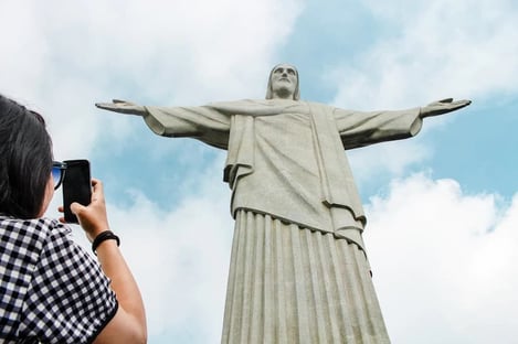 The statue of Christ the Redeemer in Rio de Janeiro
