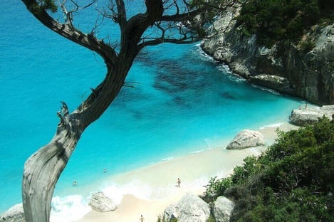 Playa de la cala Goloritzè - Italia