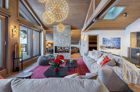 Appartement Stallion Penthouse D22 in Megève: a designer duplex