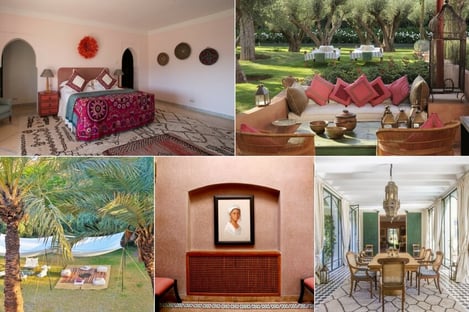 Si j'avais un espace vide et que je devais le décorer selon le style marocain, quels seraient les 3 éléments absolument indispensables?