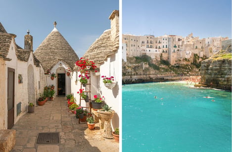 Les Pouilles et leurs villages blancs
