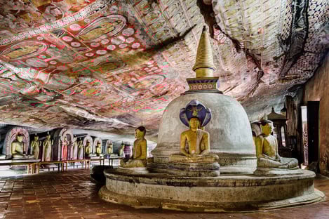 Le temple d’or de Dambulla - Sri Lanka