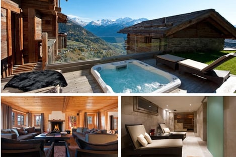 5- Go up in our Chalet Northstar in Swiss Alps