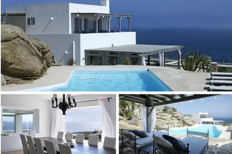 3- Embark on Greek Isles and stay in Paradise Estate in Mykonos