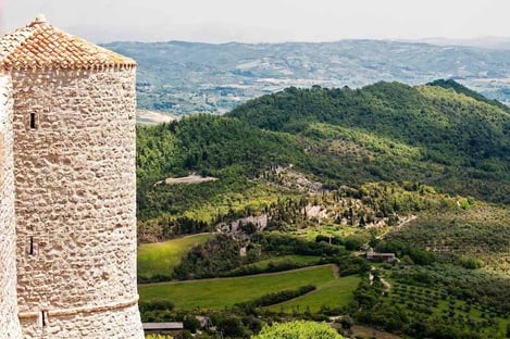 Castello Perugia, Ombrie, Italie