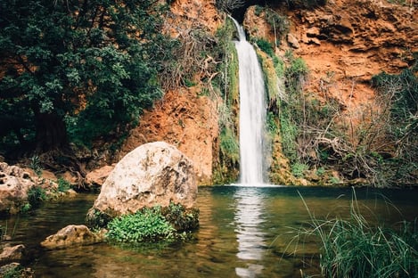 Cascata Queda do Vigário, Alte, Algarve, Portugal: an idyllic location