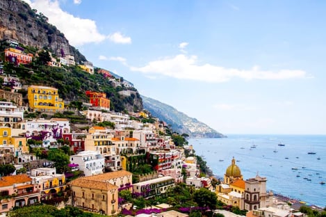4- The Amalfi Coast in Italy