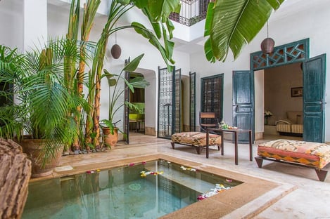 Le luxe d'un riad à Marrakech