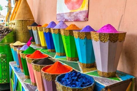 A complete display of Moroccan craftsmanship