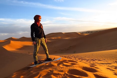 What is sandboarding?