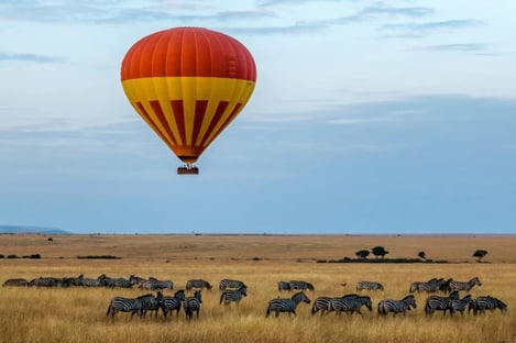 The most beautiful sites in the world to visit on a hot air balloon