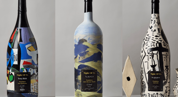 Mixing wine with art: Stunning one-off bottles unveiled ahead of charity auction