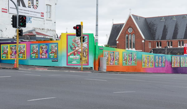 Phantom Billstickers’ mural paints the town for new campaign