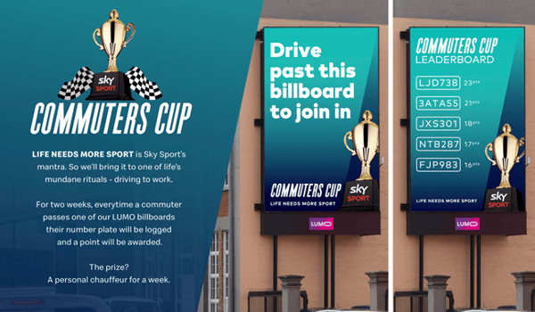 DDB and Sky Sport take out first Lumo Pixel Award for 2020