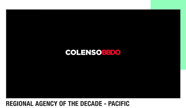 Colenso BBDO named Cannes Agency of the Decade