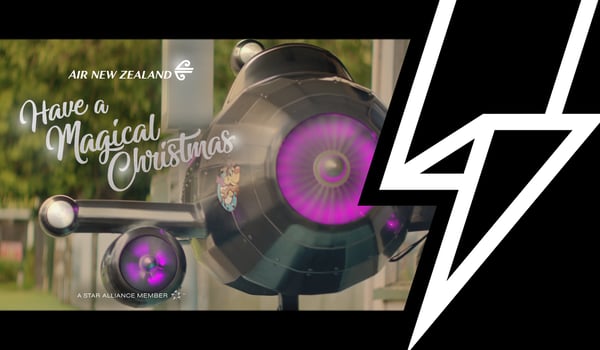 Air New Zealand and Pitchblack deliver surprise Christmas activation