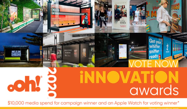 Voting now open for oOh! New Zealand’s Innovation Awards 2020